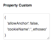 Property Customization