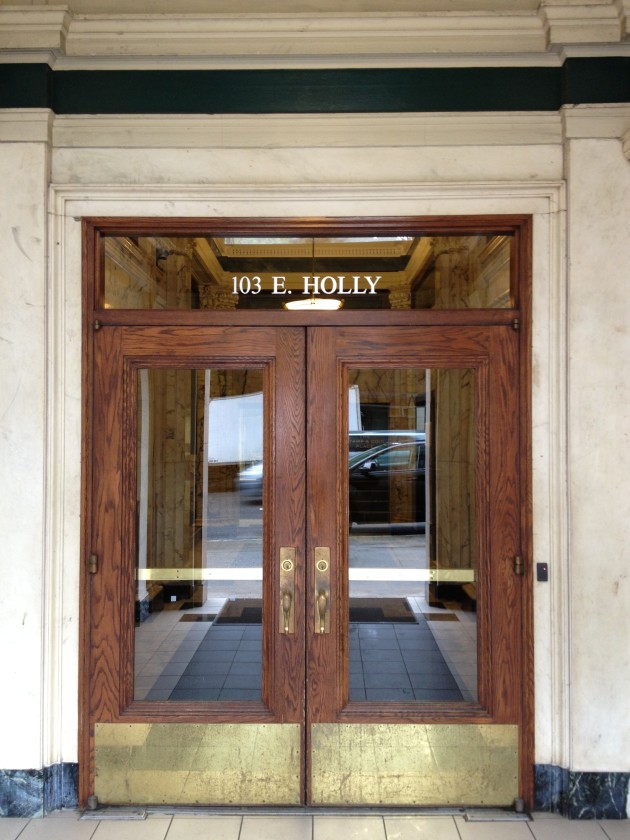 Front Door of the Bellingham National Bank Building